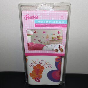 3/$28❤️vintage 2008 Barbie Wall Stickers Peel & Stick Appliques Girl Decor USA
